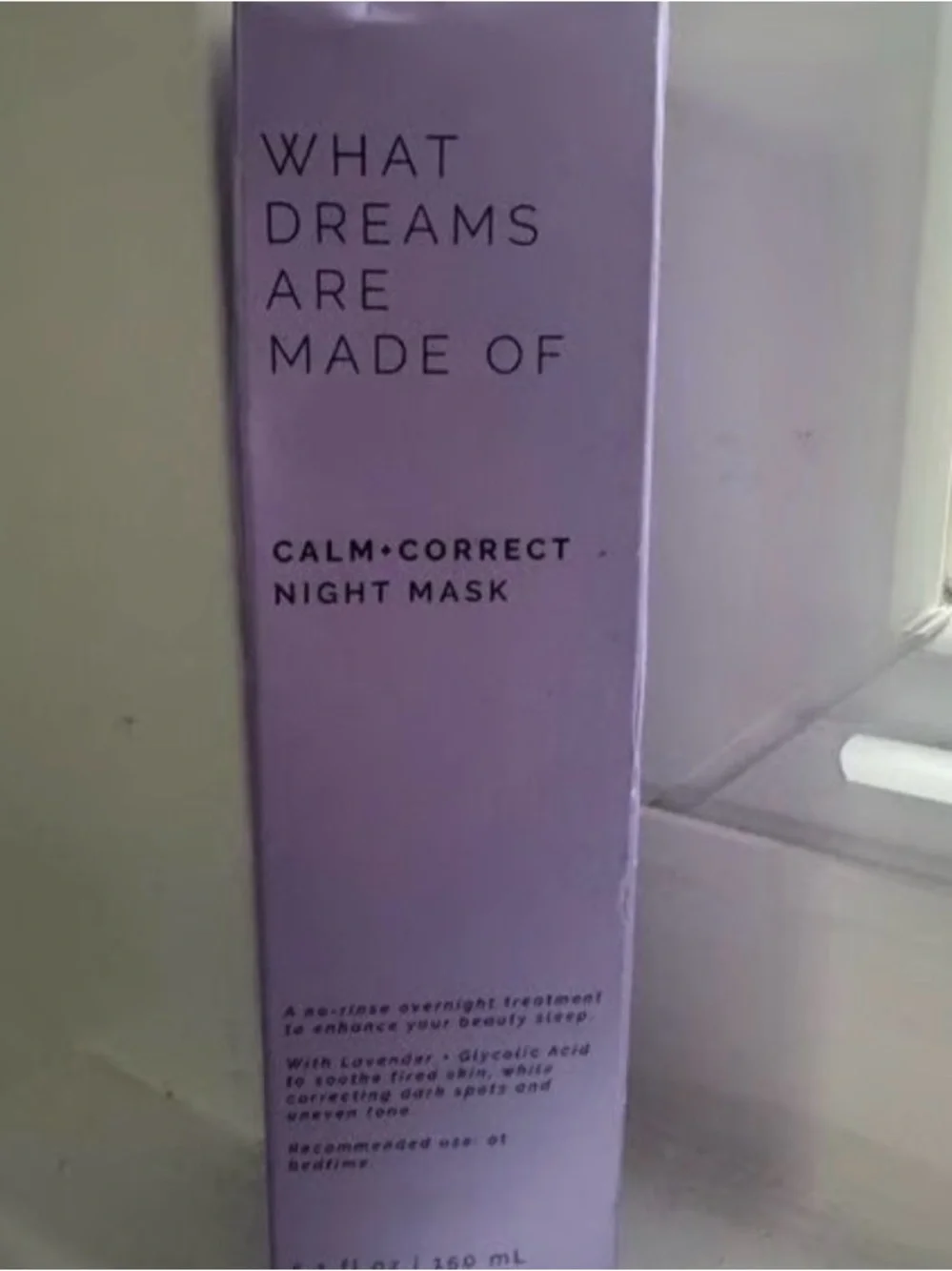What Dreams Are Made OF - Calm + Correct Night Mask - Lavender
